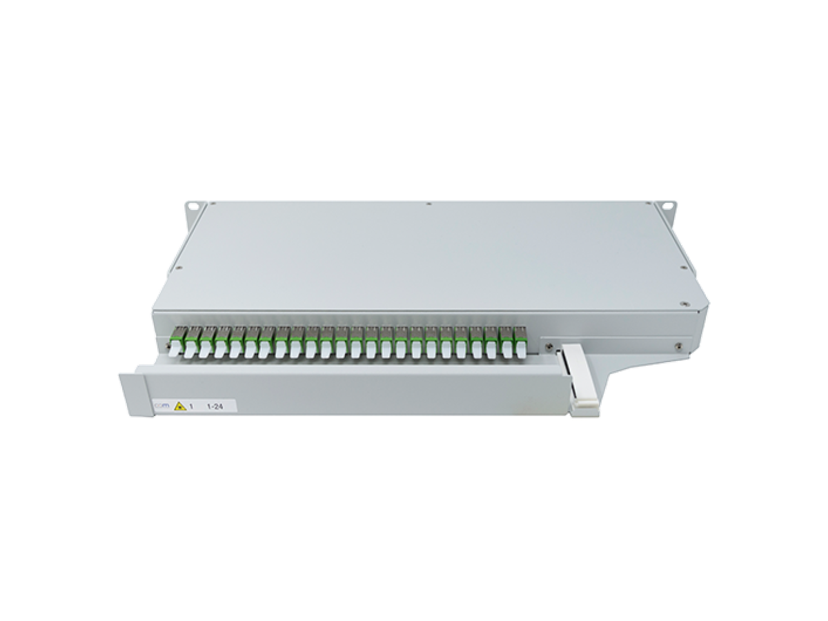 CCM Patchpanel 1HE SLITE Basic rechts Fanout