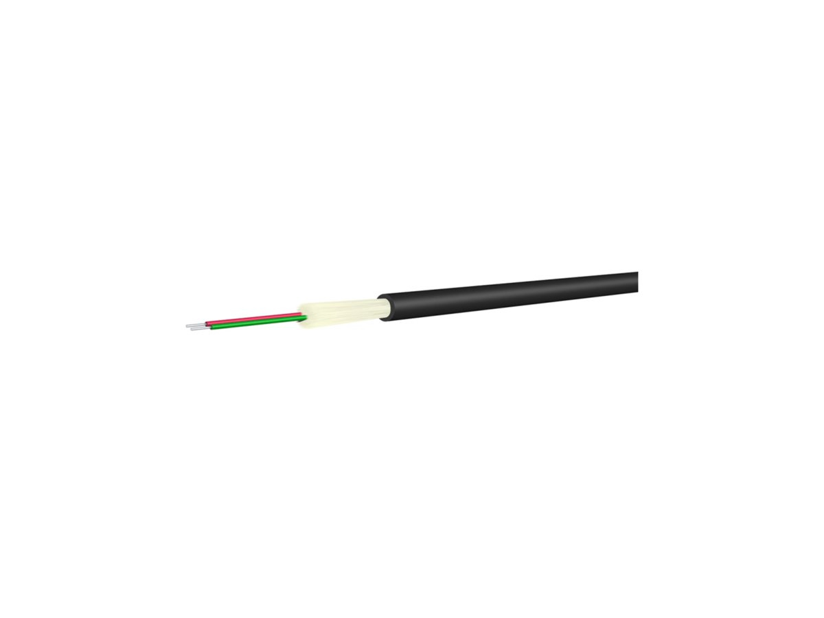 H+S Bündeladerkab. JF Dca 12x50/125 OM3 BK, 7.0mm