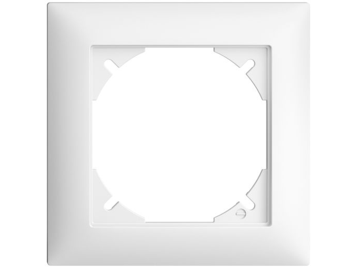 Abdeckrahmen Edizio.due 88x88 weiss FMI