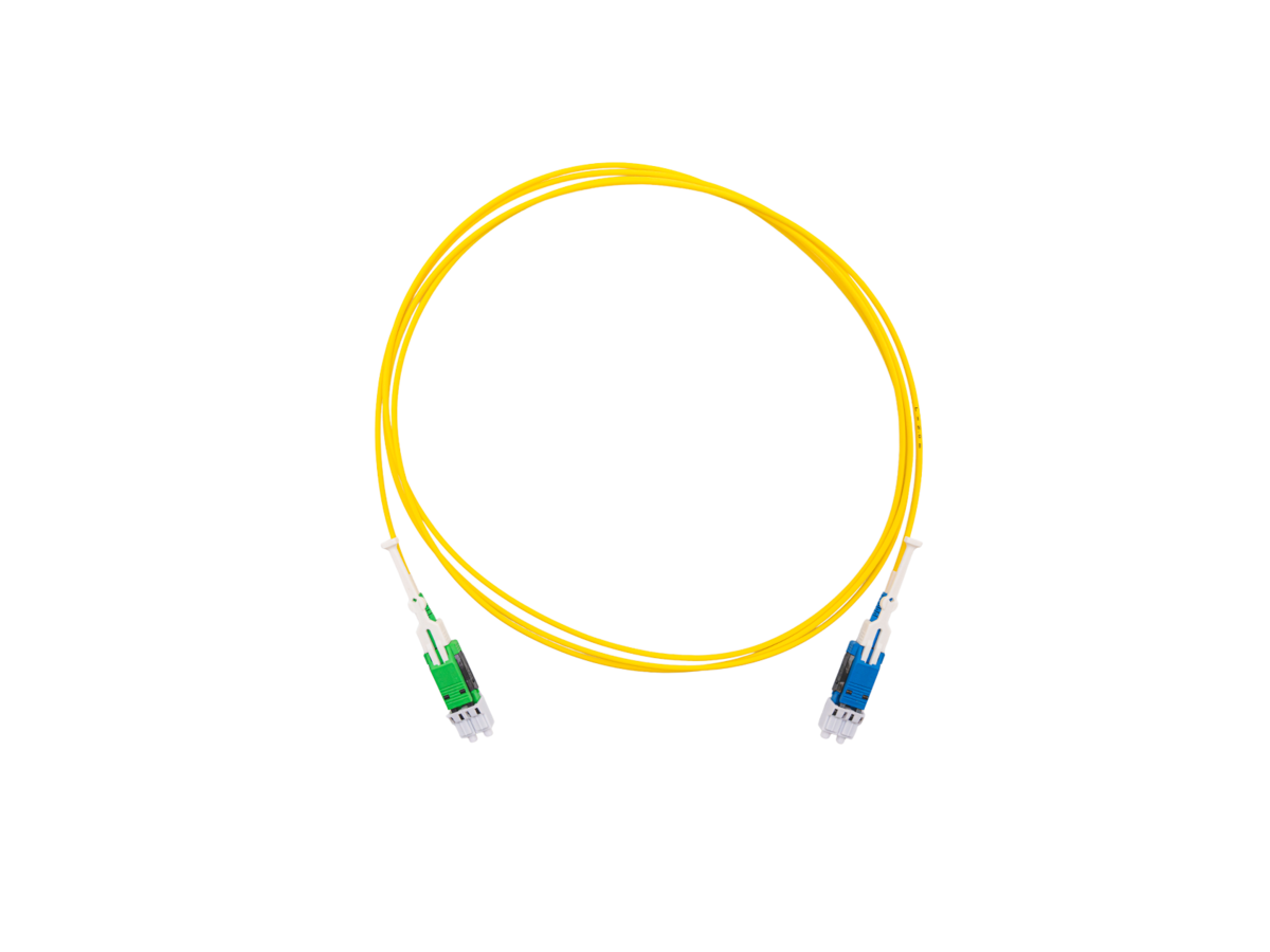 CCM cordon de bras. 2.0mm 1x2 9/125 G657A2 YE