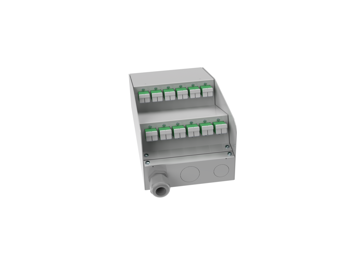 CCM SpiderLINE OptoBOX AP Stahl grau