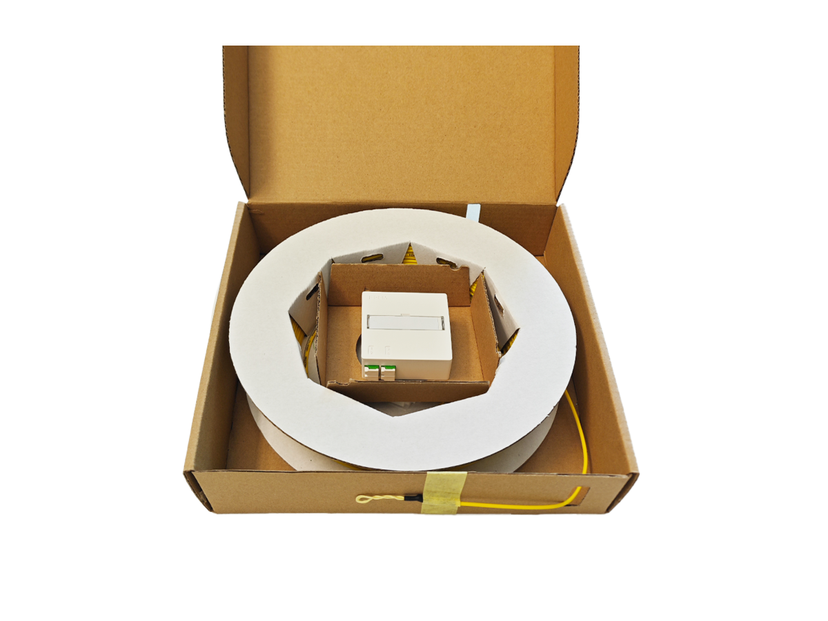 R&M Prise FTTH AP/UP blanche