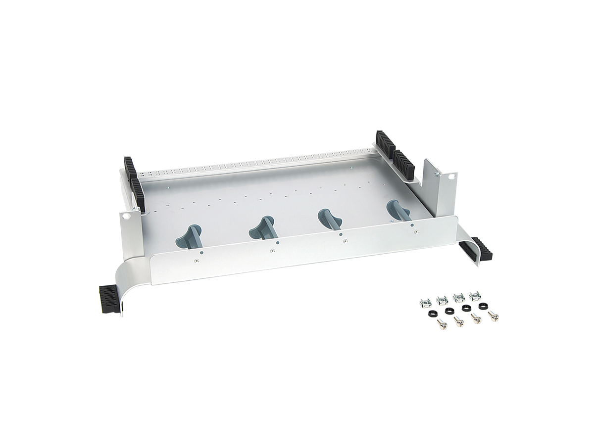 CCM Patchkabel-Organizer 19'' 2HE Alu ausziehbar