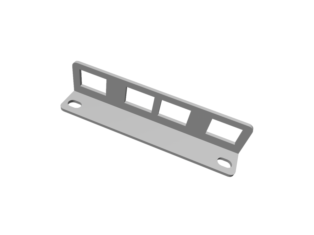 Support pour 4x SC,E2000,LC/d pour BELUGA XS/S